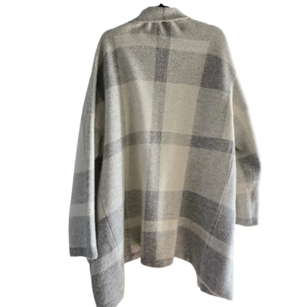 Banana Republic Soft Plaid Open-Front Cardigan – M/L